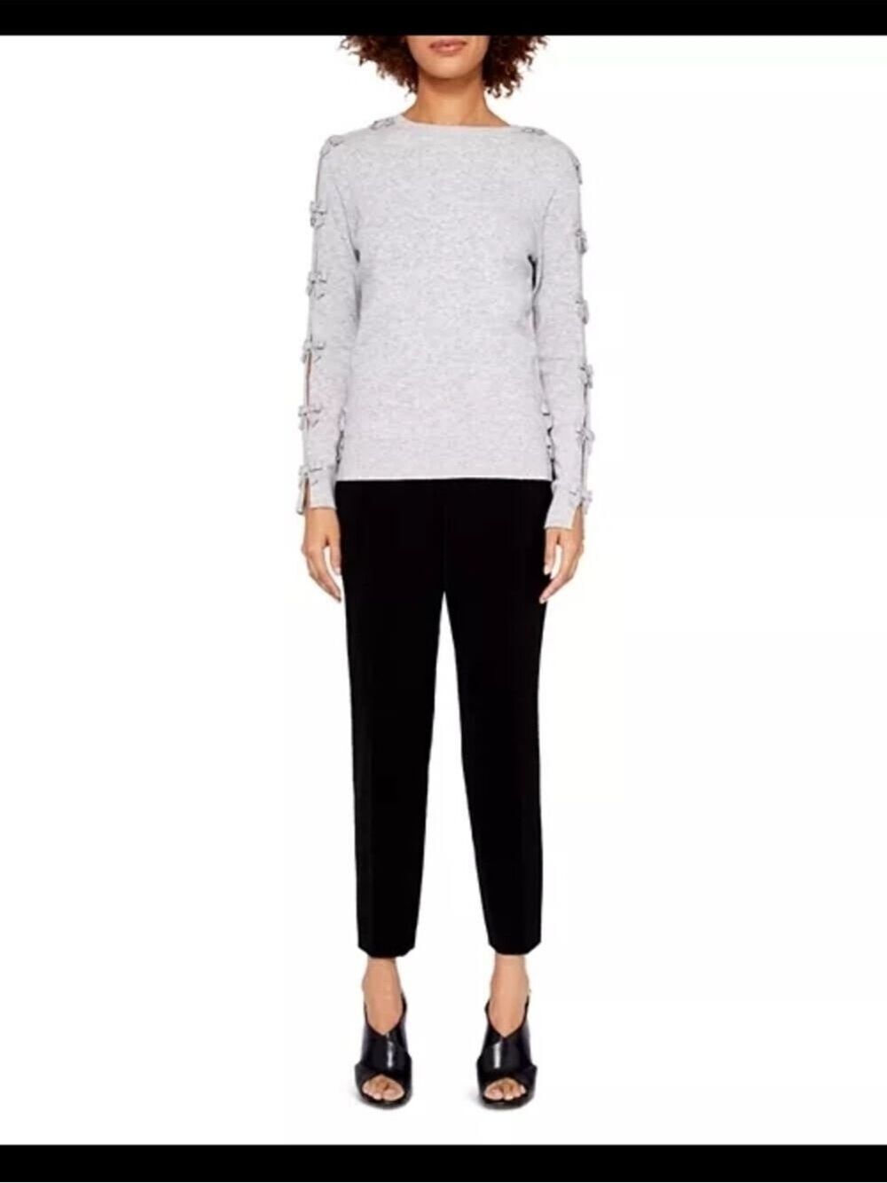 Ted Baker Sakarie Bow Sleeve Sweater Cashmere Blend Size 2 US 6